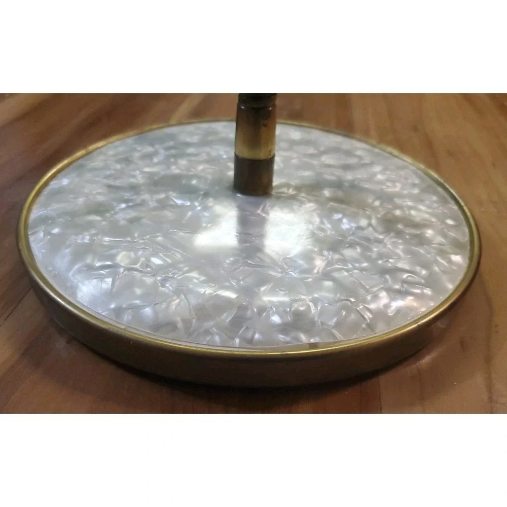 Vintage Brass Gooseneck Vanity Mirror Bendable Adjustable Mirror Double Sided